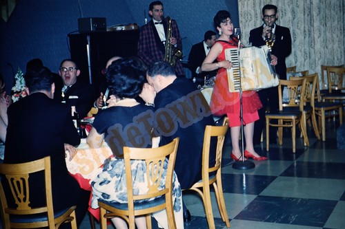 Foto epoca 1961 slide - d'epoca, festa